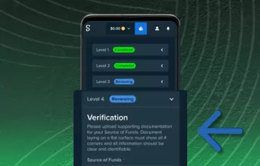 Stake Nigeria security measures for user account in the form of verification detailed instructions step 5